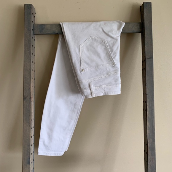 White ankle length skinny jeans - Picture 2 of 8